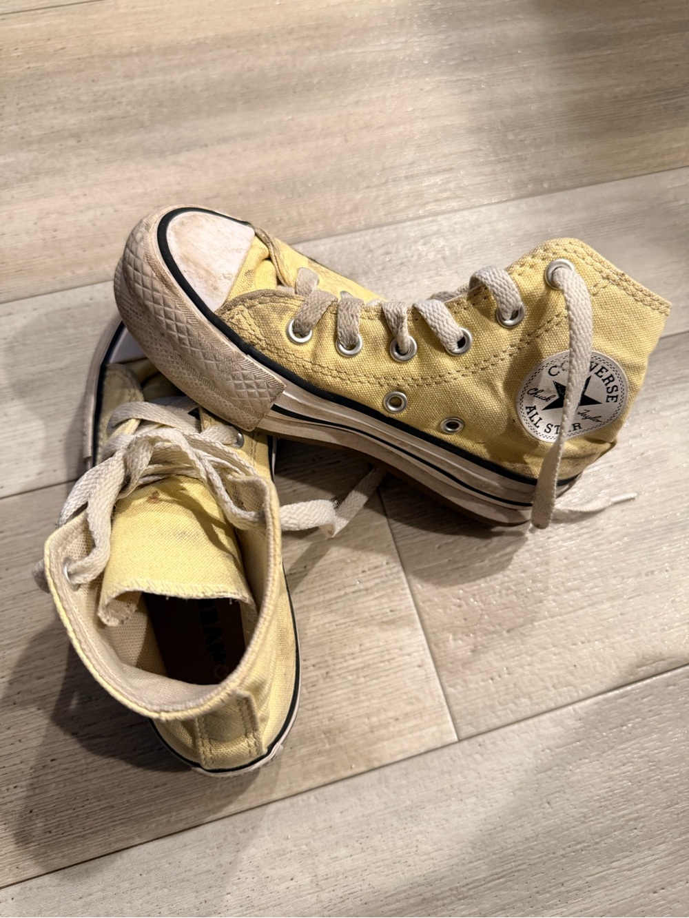 Converse Kids Yellow High-Top Chuck Taylor Sneakers